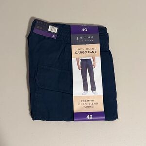 Jachs NY Linen Cargo Pants Size 40